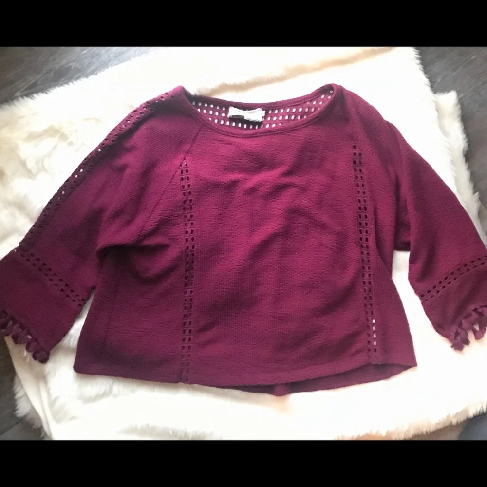 Anthropologie Olanda Tasseled Pullover